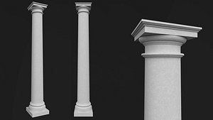 3D Column Decorative 14 model