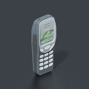 3D model nokia 3210 mobile phone