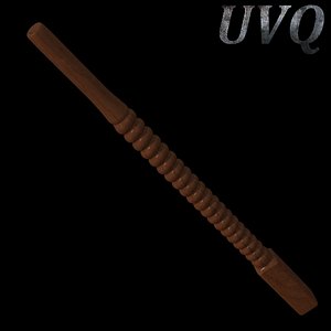 3d wooden baluster model