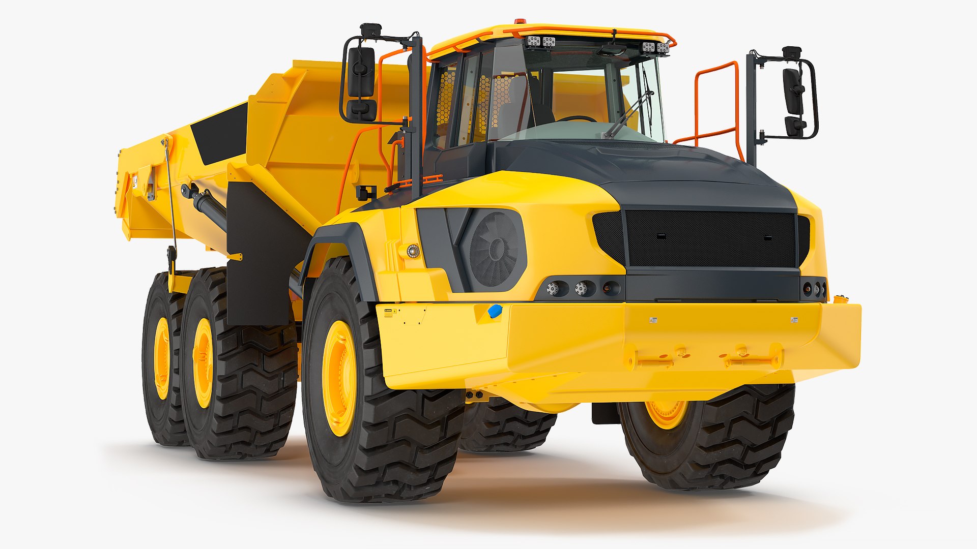 Articulated Dump Truck 3D model preview