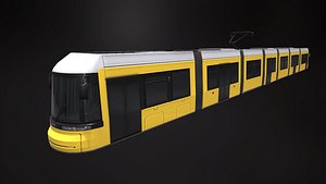 3d model tram bombardier flexity berlin
