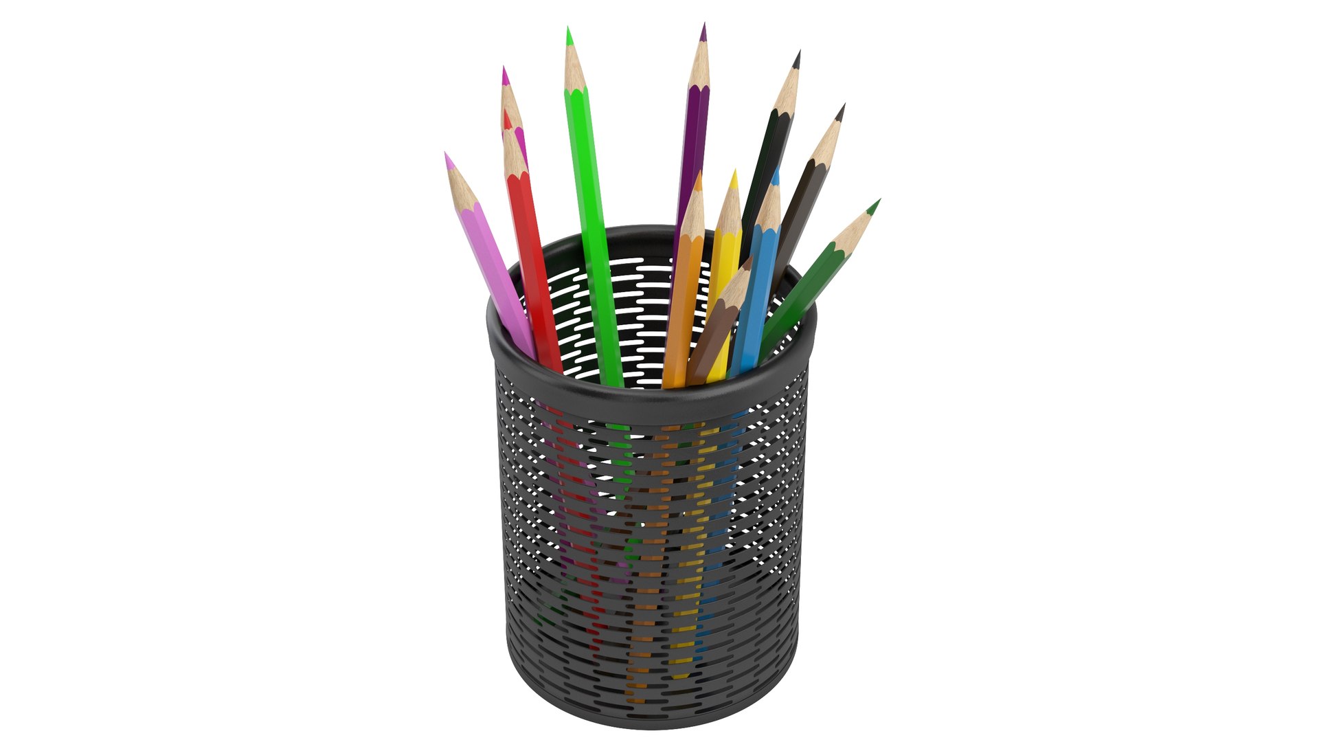 Pencil Holder 3D model TurboSquid 2031767