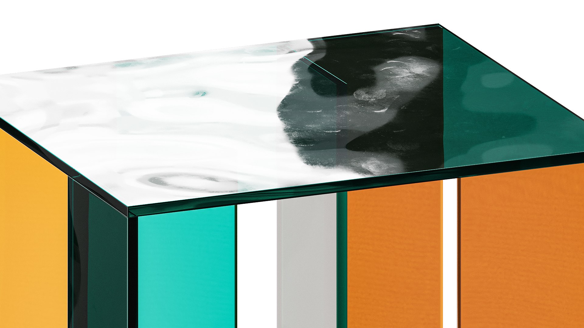 3D Model Acrylic Side Table - TurboSquid 2387602