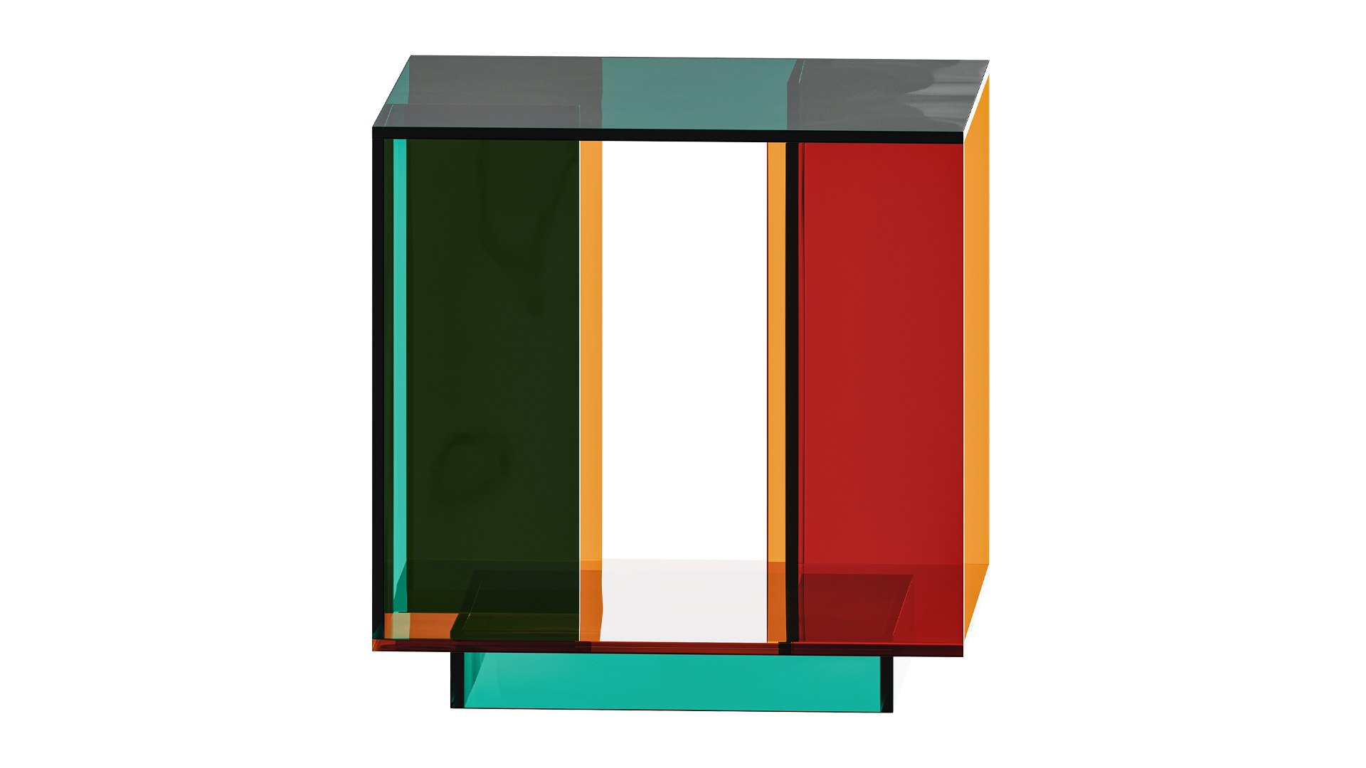 3D Model Acrylic Side Table - TurboSquid 2387602