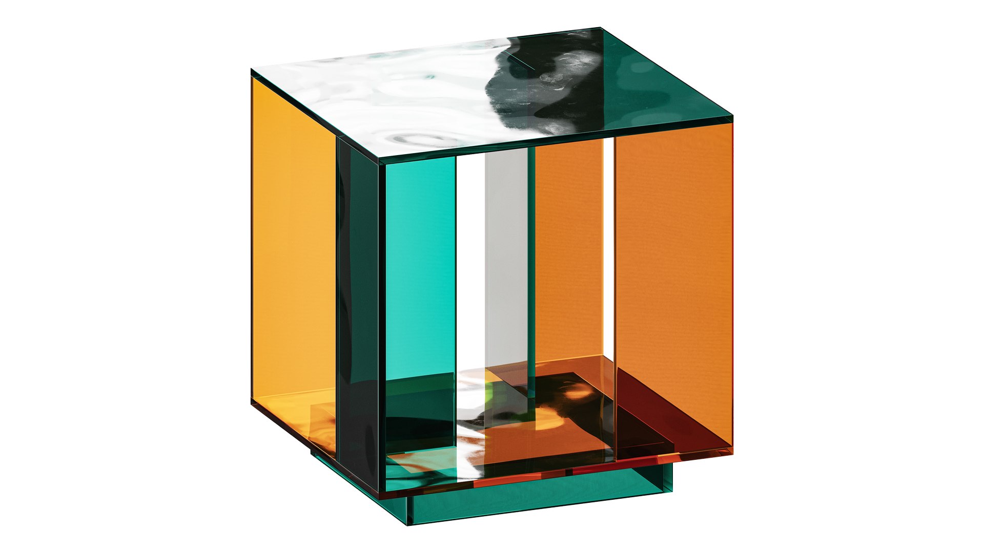 3D Model Acrylic Side Table - TurboSquid 2387602
