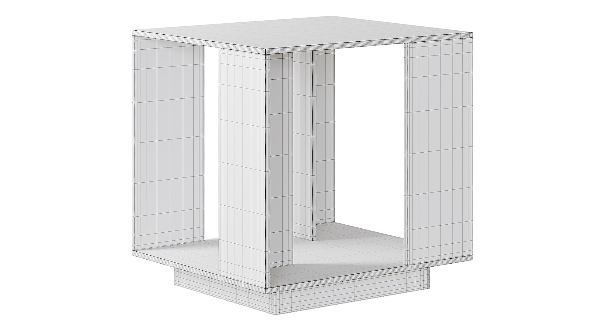 3D Model Acrylic Side Table - TurboSquid 2387602
