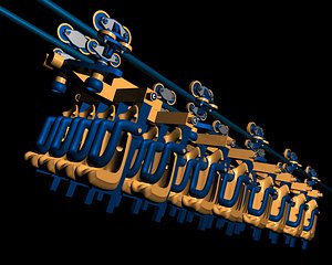 Inverted Rollercoaster Train
