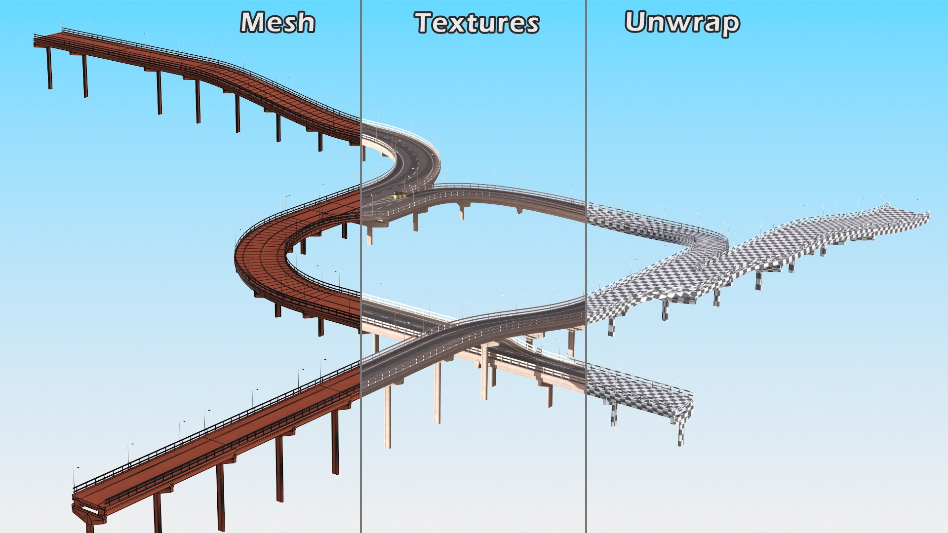 Connectable Highway Road Elements Multi Level Interchange model https://p.turbosquid.com/ts-thumb/3x/YLzDXo/YN/connectablehighwayroadelementsmultilevelinterchange3dmodel021/jpg/1668078246/1920x1080/fit_q87/48c5ec3dc9be55f18fd09a95ae38b71984c2afe9/connectablehighwayroadelementsmultilevelinterchange3dmodel021.jpg