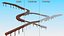 Connectable Highway Road Elements Multi Level Interchange