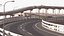Connectable Highway Road Elements Multi Level Interchange