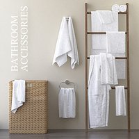 A set of towels for the bathroom m30