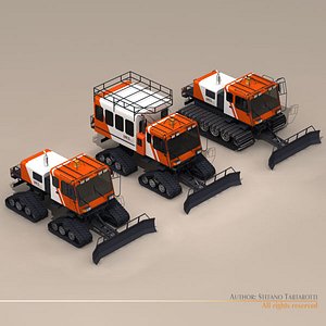 bres400 snowcat snow 3d 3ds
