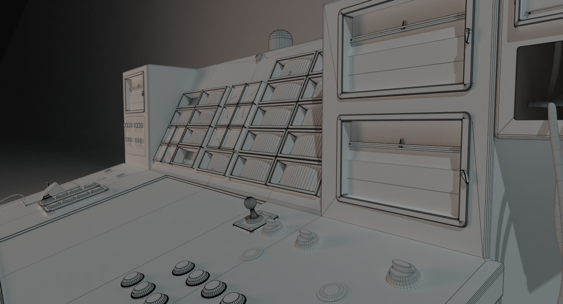 Old Industrial Control Panel 3D Model - TurboSquid 1432668