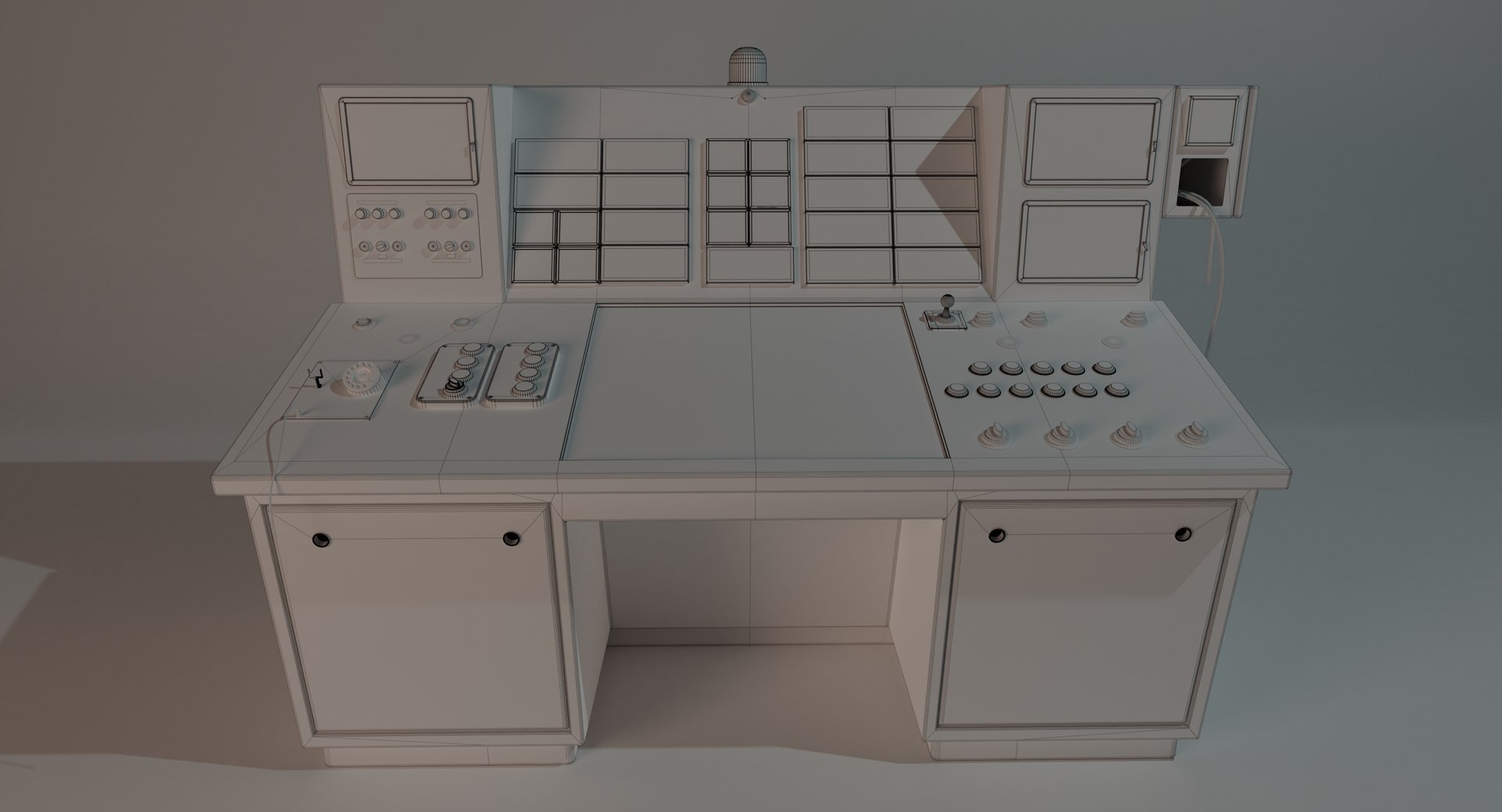 Old Industrial Control Panel 3D Model - TurboSquid 1432668