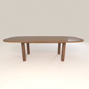 blu dot good table 3D model