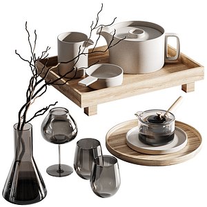 Tableware set02 3D