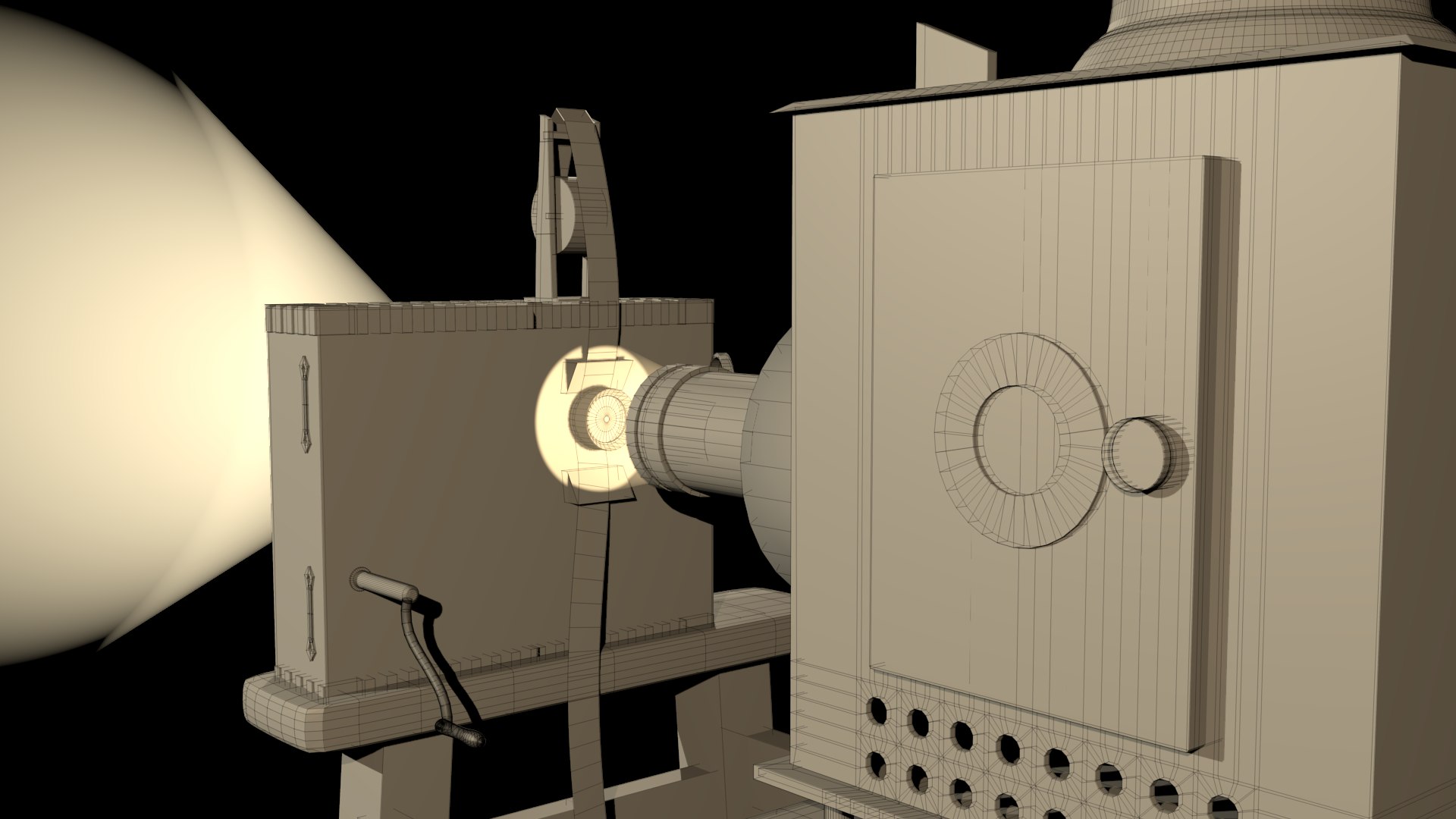 Projector Lumiere 3d Model