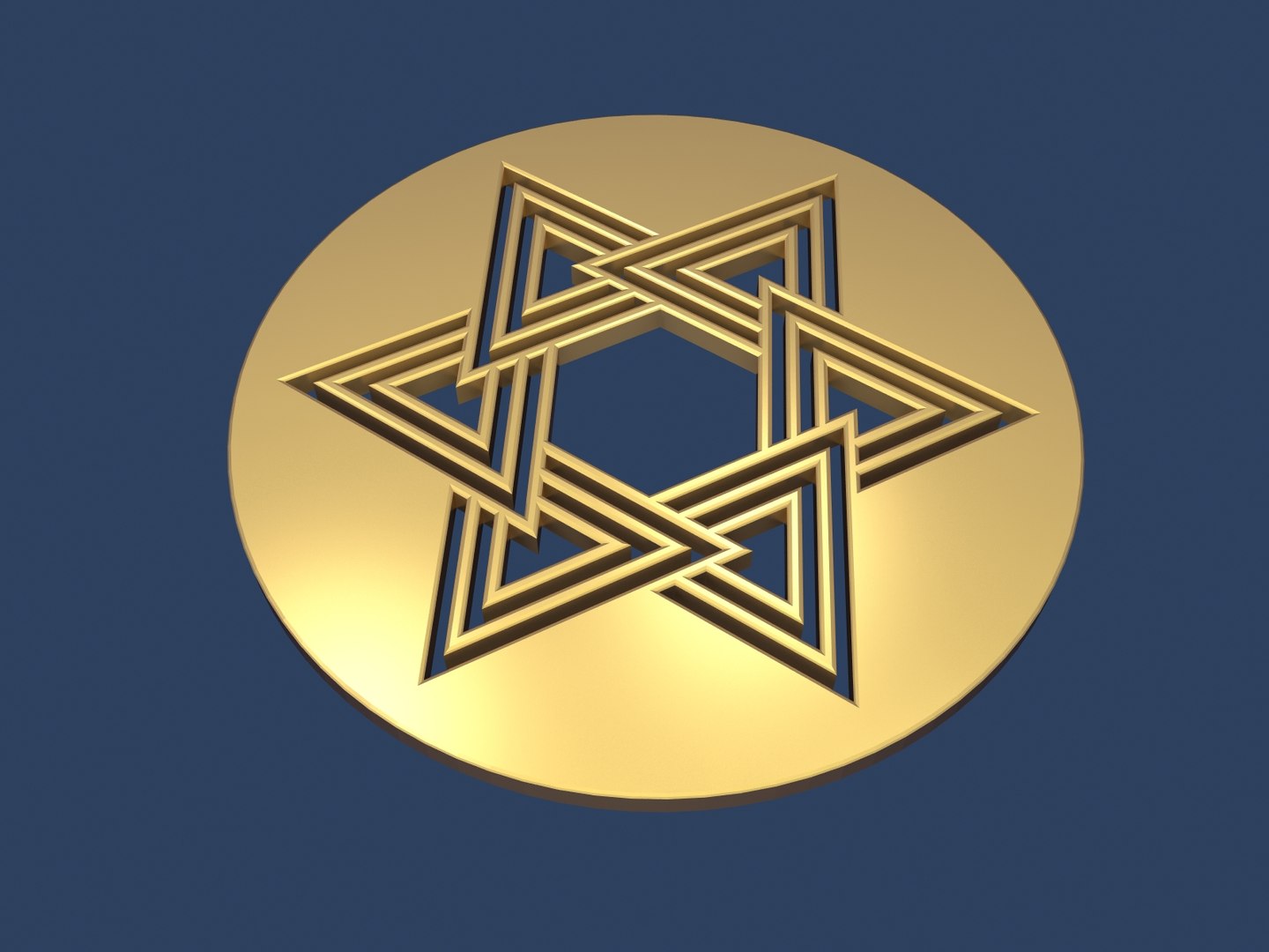 Star David Medallion 3d Model - Turbosquid 1417031