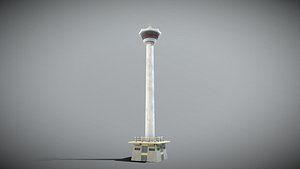 Busan Tower 3D model