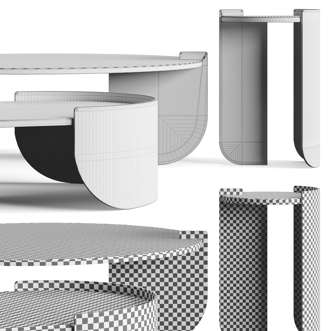 3D Model Encore Italia Osiris Coffee Table - TurboSquid 2072943