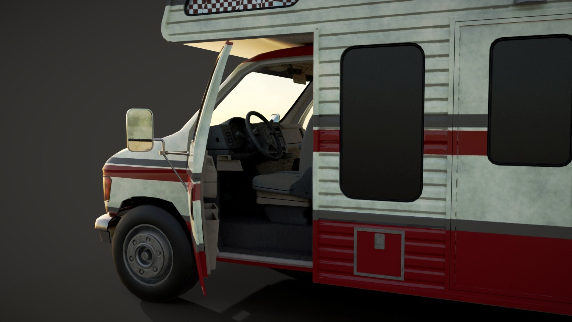 3D Model Camper Van Truck - TurboSquid 2003734