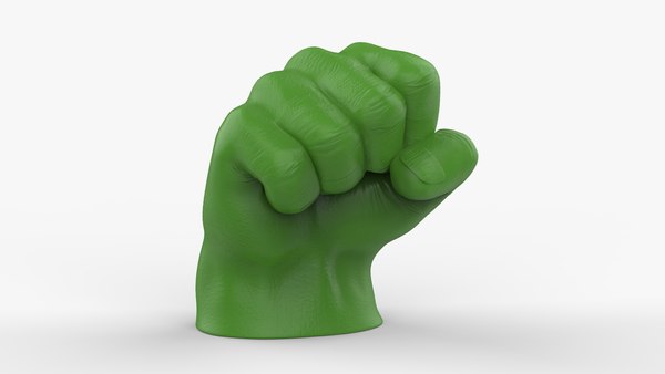 3D Hulk Hand Fist - TurboSquid 1739846