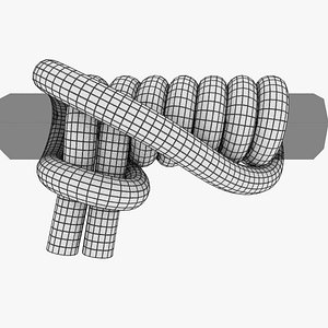 3D knot hitch