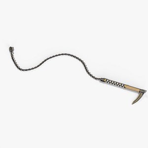 Japanese Kusarigama Chain Sickle PBR