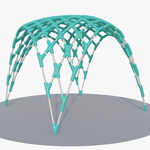 Pipes Spider Playground Climber 06 3D model