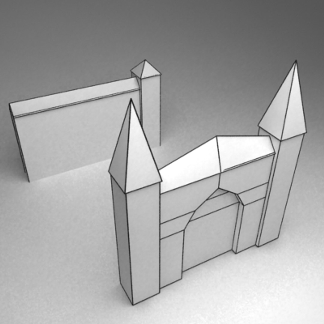 3d Gates Wall Model