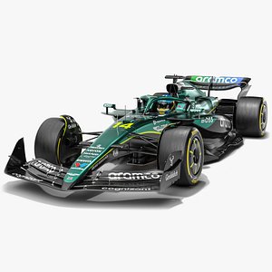 Aston Martin F1 AMR25 2025 Formula 1 Race Car model