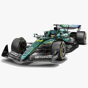Aston Martin F1 AMR25 2025 Formula 1 Race Car