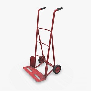 Hand Truck Low-poly PBR 3D model