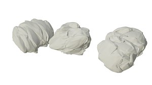 3D Wrinkled Paper model