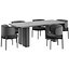 Chaise Akiko et table à manger rectangulaire Lazar par Laredoute