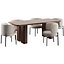 Chaise Akiko et table à manger rectangulaire Lazar par Laredoute
