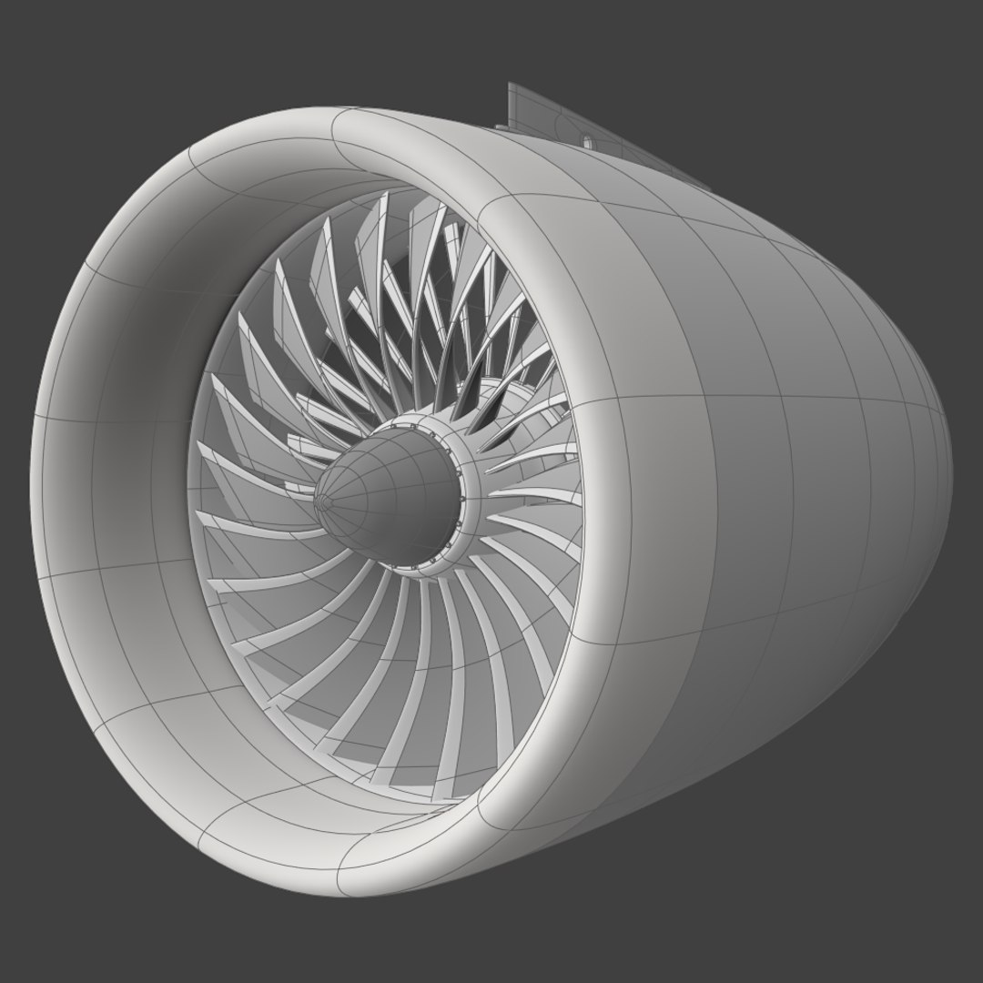 Jet Engine 3D Model - TurboSquid 1241417