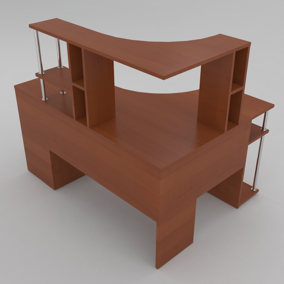 Table Computer 3d Model