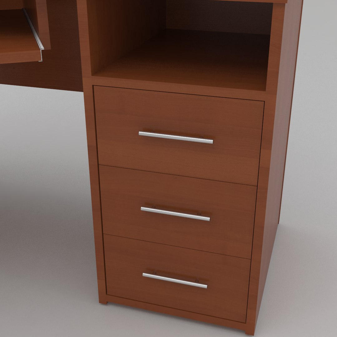 Table Computer 3d Model