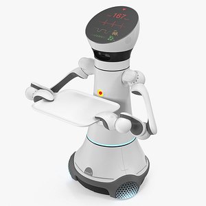 3D care-o-bot 4 medical tray model