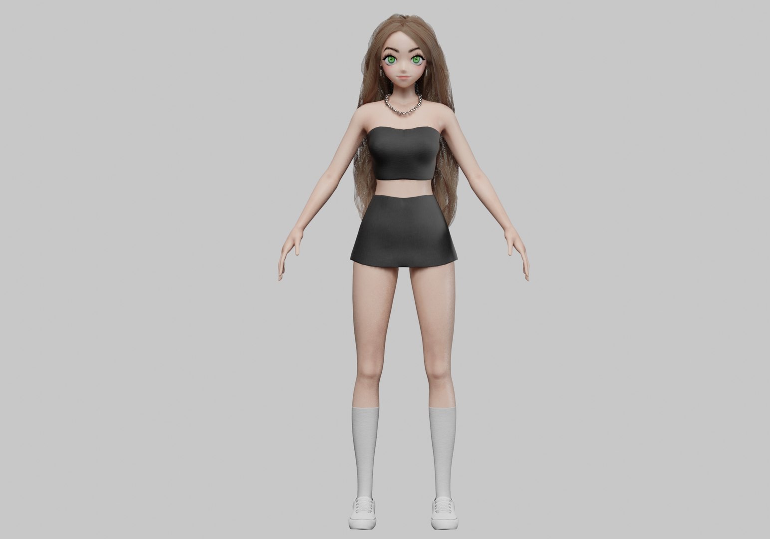 Standard Basic Girl V39143 3D - TurboSquid 2270500