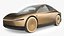 3D Tesla Cybercab Robotaxi Simplified model