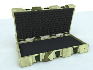Low Poly Weapon Case 3D Models for Download