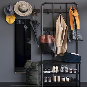 ikea PINNIG  hallway