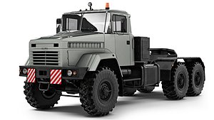 3D KrAZ 6446 truck tractor 2006 model