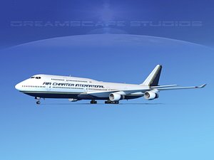 3d model boeing 747 747-8 747-8i