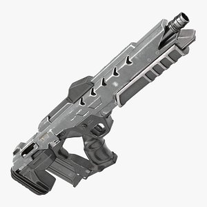 Sci-Fi Weapon 3D model