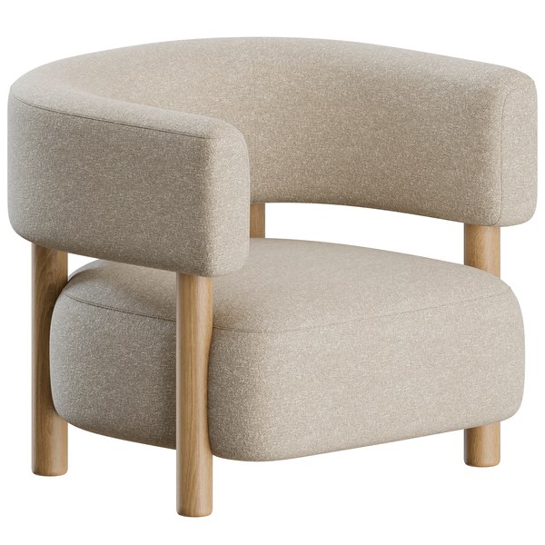 カリモク N-S03 アームチェア-事例紹介3Dモデル - TurboSquid 2087105