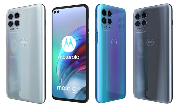 3D Motorola Moto G100 All Colors model