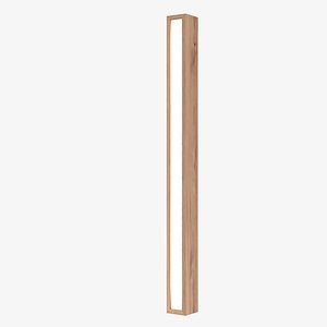 Wooden Bathroom Mirror Lamp